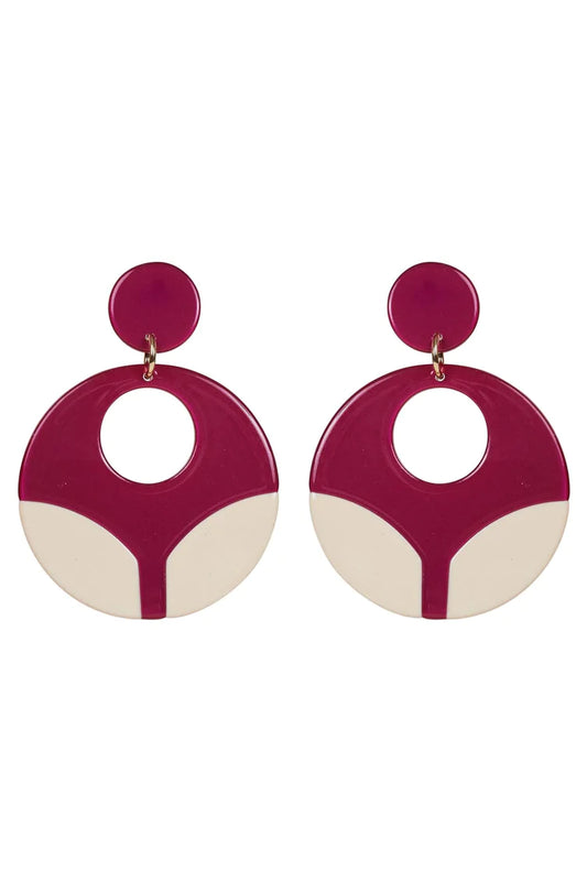 CLEO EARRING MULBERRY