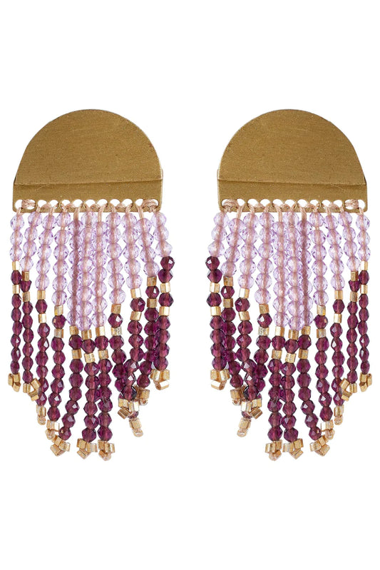 Muse Earring - Lilac Bead